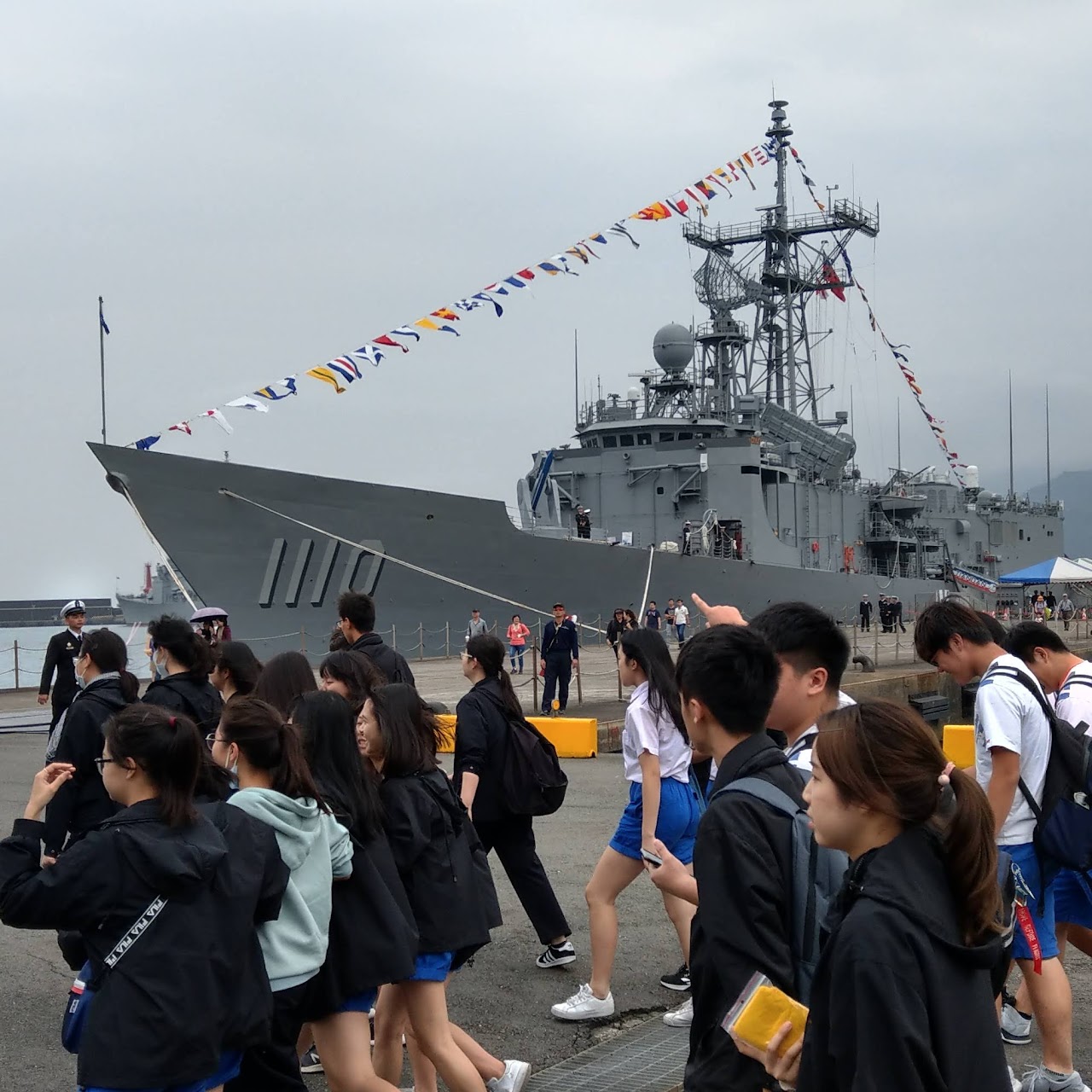 海軍中正營區參訪 船艦照