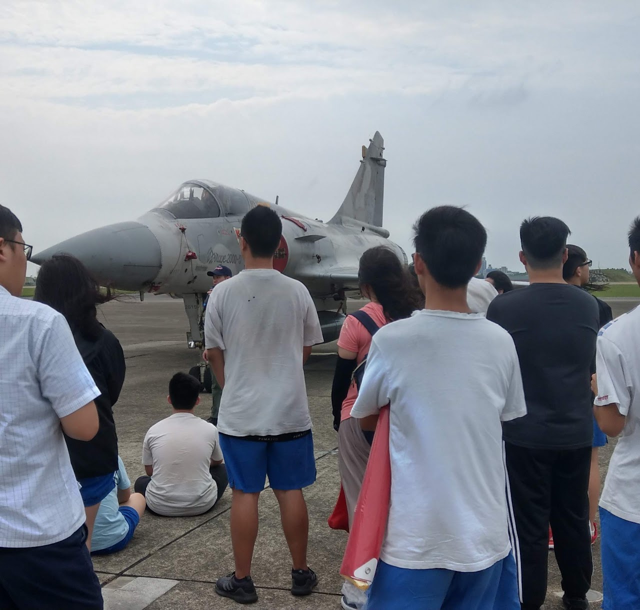 空軍新竹基地參訪 看飛機